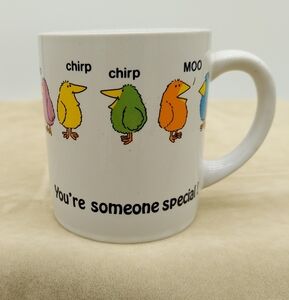 Retro Funny Coworker Mug You're Someone Special! Moo Bird Mug Cup Coffee Tea